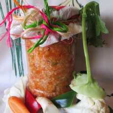 Przepis na Warzywa w soli- włoszczyzna- solanka warzywna na zimę