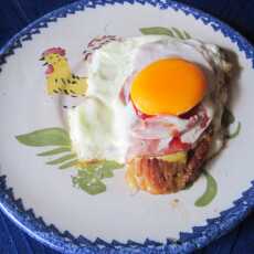 Przepis na Schab w musztardzie z jajkiem sadzonym