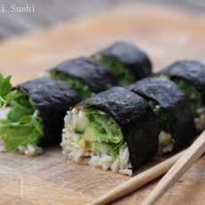 Przepis na Zielone Maki Sushi / Green Maki Sushi (vegan)