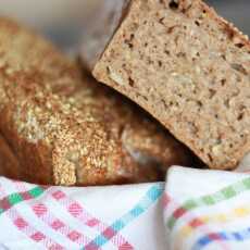 Przepis na Chleb z sezamem na żytnim zakwasie