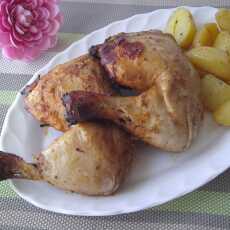Przepis na Miodowo- musztardowe udka z kurczaka