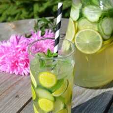 Przepis na Lemoniada z limonką, ogórkiem i miętą