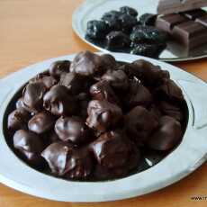 Przepis na Domowe śliwki w czekoladzie
