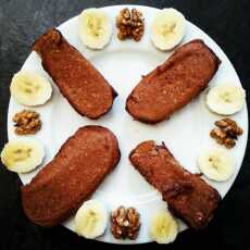 Przepis na Banany w owsianym cieście czekoladowym