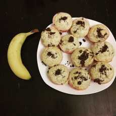 Przepis na Muffiny bananowe z czekoladą 