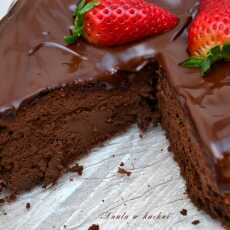 Przepis na Dietetyczne mocno czekoladowe ciasto (wg Montignaca)