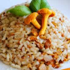 Przepis na Niskokaloryczne risotto kurkowe (wegańskie)