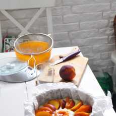 Przepis na Jogurtowe ciasto z brzoskwiniami i morelami/Joghurt cake with peaches and apricots