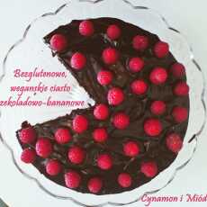 Przepis na Bezglutenowe, wegańskie ciasto czekoladowo-bananowe / Gluten free, vegan chocolate banana cake