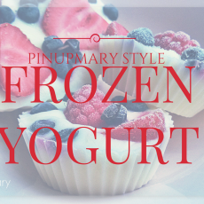 Przepis na # Frozen Yogurt - lekki i zdrowy deser na upalne dni 