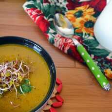 Przepis na Tanie Gotowanie: Zupa krem z ciecierzycy z curry