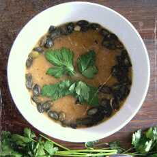 Przepis na KREM Z PIETRUSZKI, „BRZYDKIEGO KACZĄTKA” POLSKICH WARZYWNIAKÓW.CREAM OF PARSLEY SOUP.