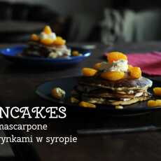 Przepis na Pancakes z mascarpone i mandarynkami