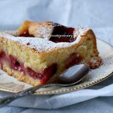 Przepis na Fast and cheap cake with plums/ Schnelle und billige Pflaumenkuchen / Szybkie i łatwe ciasto ze śliwkami