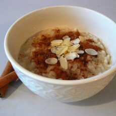 Przepis na Julegrøt - wegańska świąteczna kaszka norweska / Julegrøt - vegan Norwegian Christmas porridge