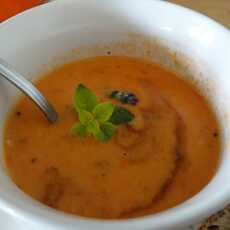 Przepis na Tomato soup with coconut milk and balsamico