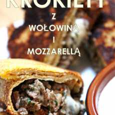 Przepis na KROKIETY Z WOŁOWINĄ I MOZZARELLĄ