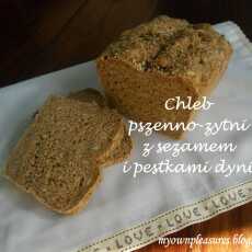 Przepis na Chleb pszenno-żytni z sezamem i pestkami dyni