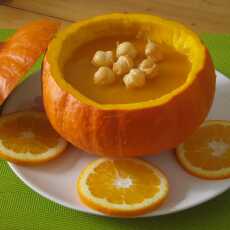 Przepis na Zupa dyniowa z pomarańczą