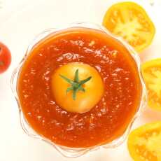 Przepis na Słodki mus z żółtych pomidorów
