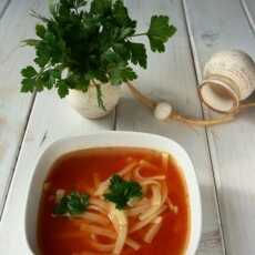 Przepis na Zupa pomidorowa ze świeżych, letnich pomidorów