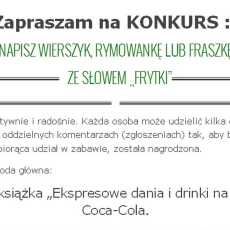 Przepis na Wygraj grill, książkę oraz Coca-Cola