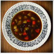 Przepis na Aromatyczna zupa z suszonych podgrzybków