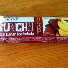 Przepis na Crunchy, baton musli banan i czekolada, Polskie Młyny - recenzja produktu