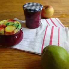 Przepis na Dżem z borówki brusznicy z jabłkami i gruszkami