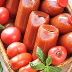 Przepis na Domowe przetwory na zimę. Najlepszy przecier pomidorowy.