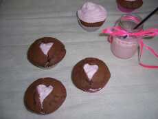 Przepis na Cupcakes z serduszkami