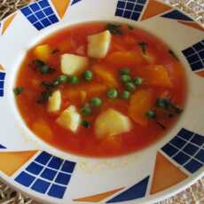 Przepis na Zupa pomidorowo- dyniowa 