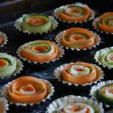 Przepis na Spiralne tartaletki warzywne