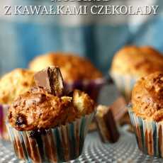 Przepis na Muffinki z kawałkami czekolady