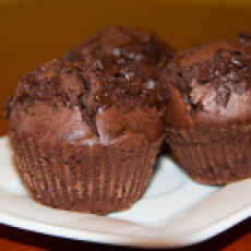 Przepis na Muffinki mocno czekoladowe