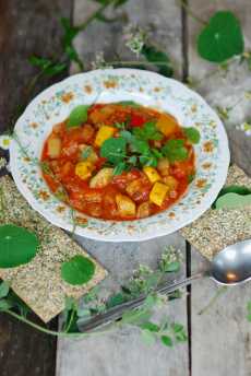 Przepis na Leczo wegańskie. Przepis Taty. || Vegan Lecso stew. Dads’ recipe.