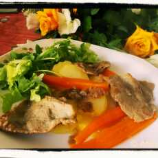 Przepis na Eskalopki duszone w cebuli - Veal scaloppine with onions - Scaloppine alle cipolle