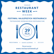 Przepis na Restaurant Week w Poznaniu 