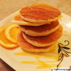 Przepis na Pancakes kukurydziane ze złocistym syropem 