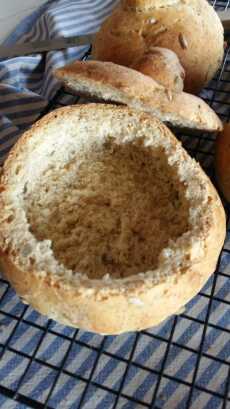 Przepis na Miseczki chlebowe do zupy