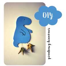Przepis na DIY: piankowy dinozaur 