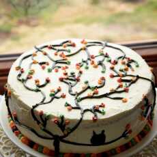 Przepis na Jesienny tort kajmakowo gruszkowy