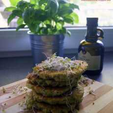 Przepis na Placki brokułowo-ziemniaczane z olejem z pestek dyni
