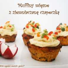 Przepis na Muffiny mięsne z ziemniaczaną czapeczką