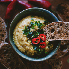 Przepis na PIKANTNA, INDYJSKA PASTA/DIP Z CZERWONEJ SOCZEWICY