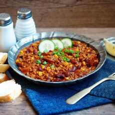 Przepis na Chili con carne z chorizo i czekoladą