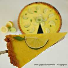 Przepis na Tarta cytrynowo - limonkowa