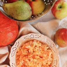 Przepis na Surówka z jabłka, dyni i marchwi