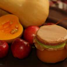 Przepis na Dżem dyniowy z jabłkami i galaretką pomarańczową