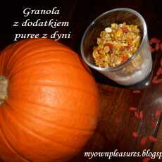 Przepis na Jesienna granola z dodatkiem puree z dyni